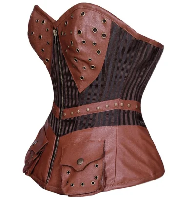 Bustomet Reporter Steampunk Overbust Corset