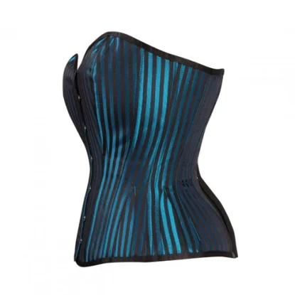 Sweetheart Hourglass Blue Overbust Corset