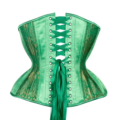 Brocade Corset Gemini Silhouette waists-trainer.com