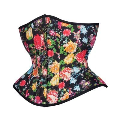 Floral Novice Corset Hourglass Silhouette Regular