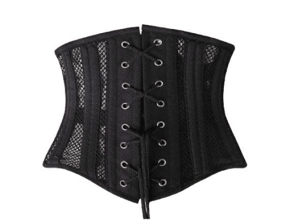 mesh short torso corset waisttraine.com
