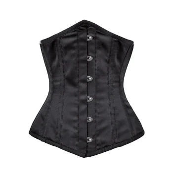 Black Longline Waist Trainer Underbust Corset