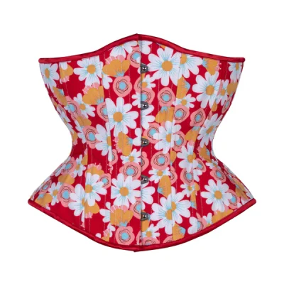 Daisies at Sunset Corset Hourglass Silhouette