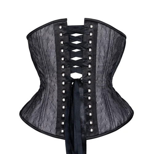 Dotted Veil Hourglass Corset waists-trainer.com
