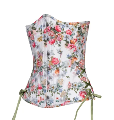 Floral Sweetness Slim Long Corset