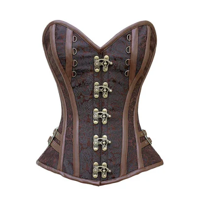 Brown Broade Overbust Corset