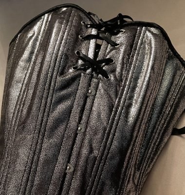 Silver Mist Corset Slim Long Silhouette