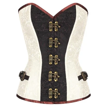 Steampunk Steel Boned Overbust Corset