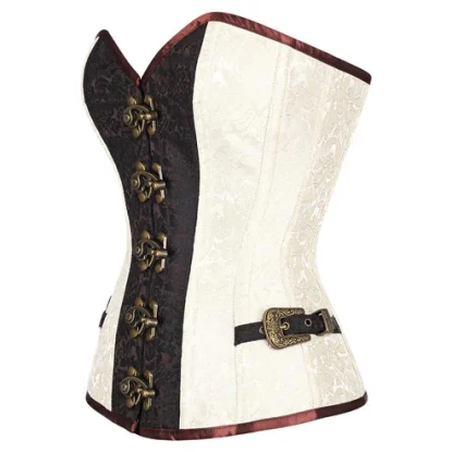 Steampunk Steel Boned Overbust Corset